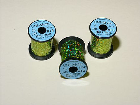 Picture of UNI-Mylar Holographic Chartreuse 3 sizes