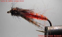 Picture of Larve de caddis orange brulé