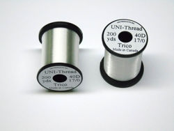 Picture of 17/0 Trico Thread, 40 denier, white only.